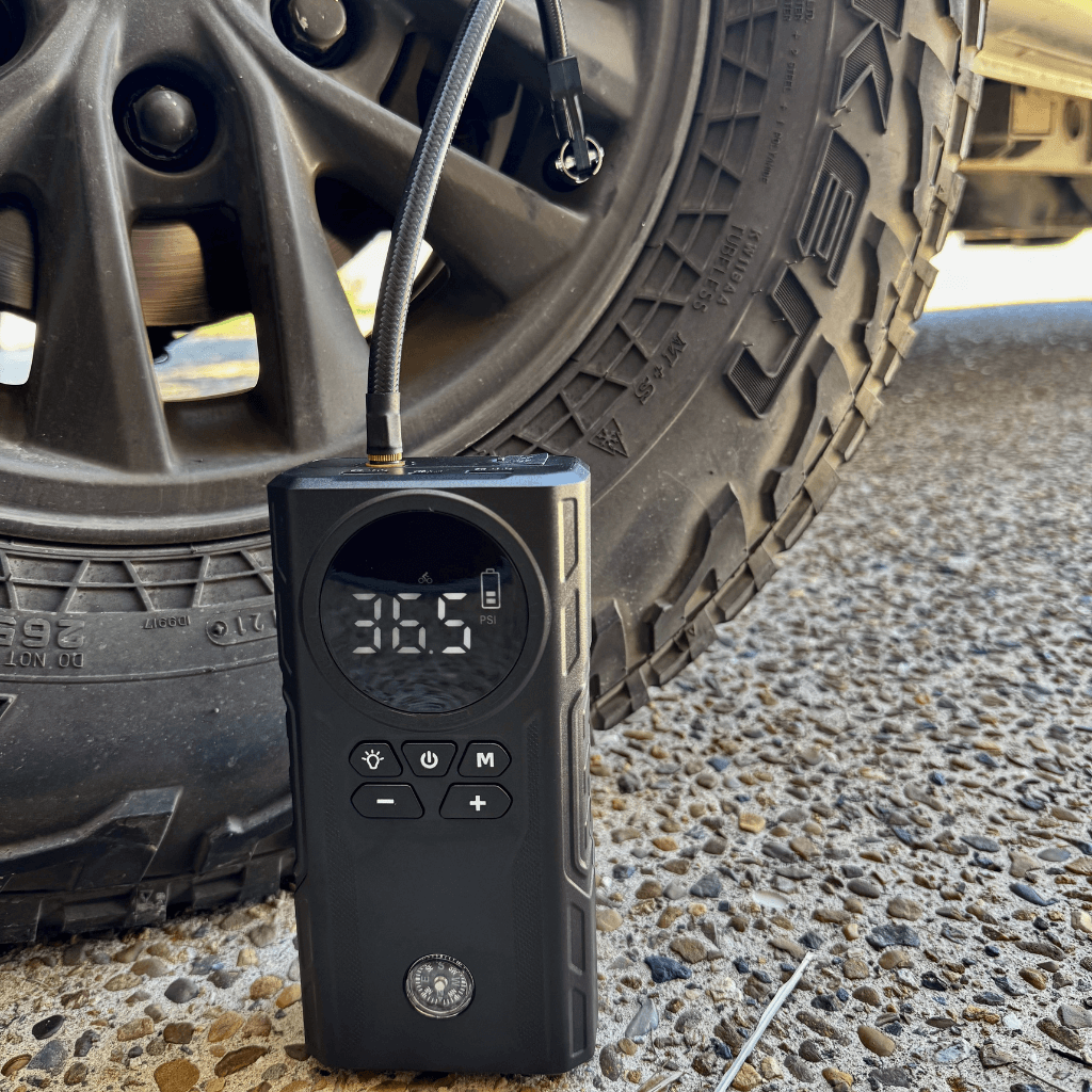 Tekkvault™ RoadRescue Pro 4-in-1 Portable Jump Starter
