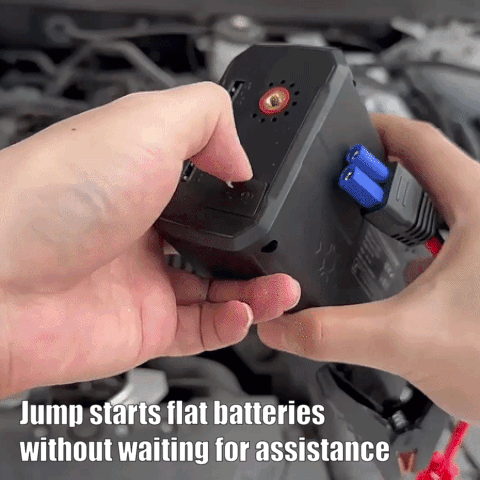Tekkvault™ RoadRescue Pro 4-in-1 Portable Jump Starter