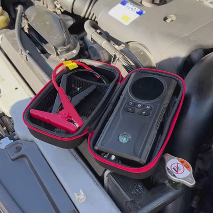 Tekkvault™ RoadRescue Pro 4-in-1 Portable Jump Starter